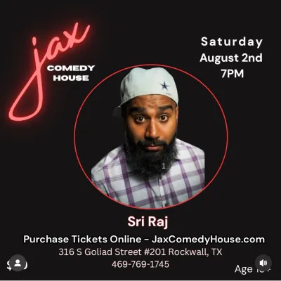 A Jax Comedy House show flyer