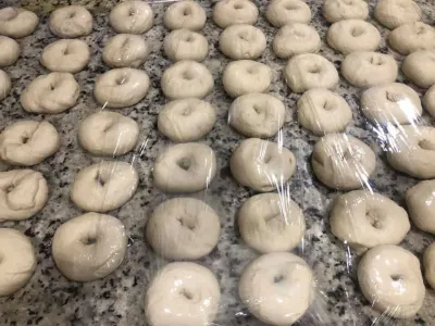 Dough proofing before the kettle
